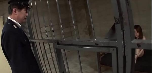 Ria Sakurai sucked dick in the jail, to get out